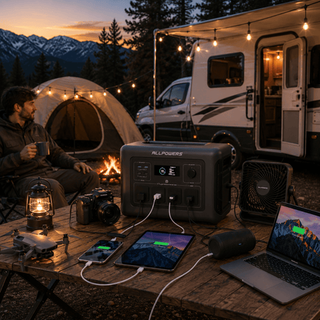 Iyknewly Power Management & Protection Allpowers Portable Power Station 1600W - R1500LITE