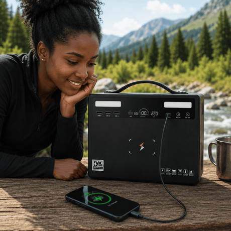 Iyknewly Power Management & Protection Iyknewly Black Portable Power Station 300W - ZLPS-FG327BC