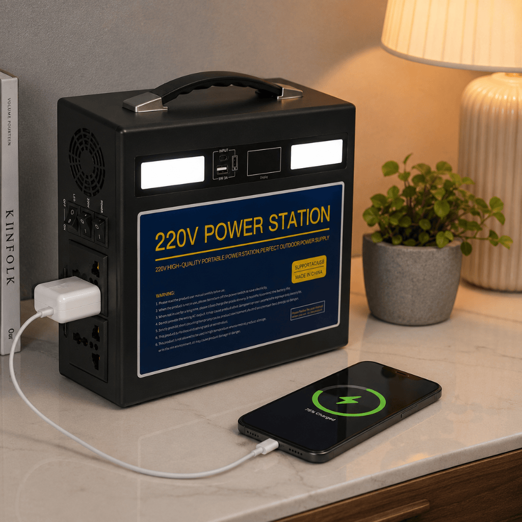 Iyknewly Power Management & Protection Vanpa Black Portable Power Station 400W - ZLPS-FA40027X