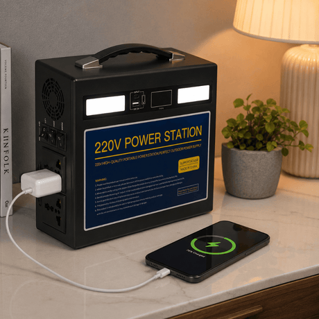 Iyknewly Power Management & Protection Vanpa Black Portable Power Station 400W - ZLPS-FA40027X