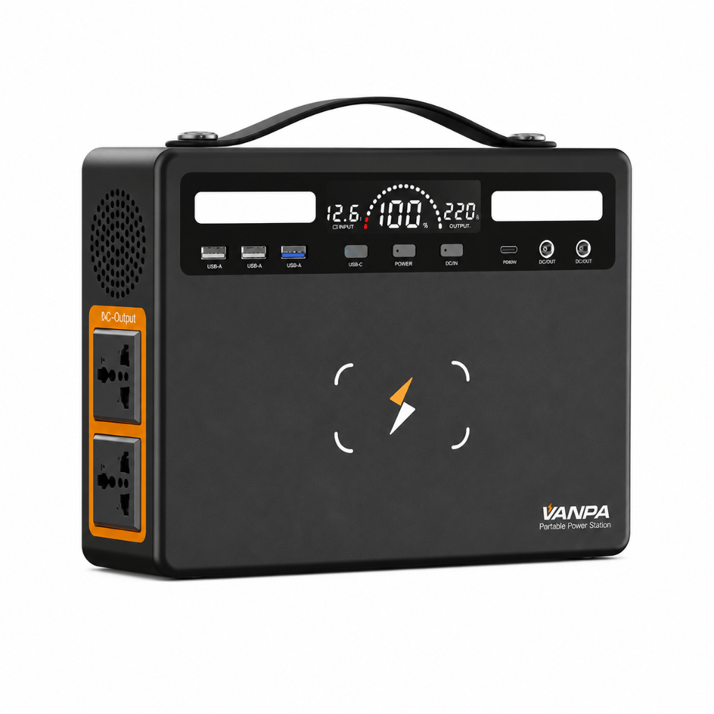 Iyknewly Power Management & Protection Vanpa Portable Power Station 600W - ZLPS-FG643WC