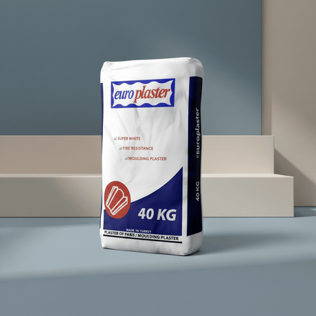 JIB Europlaster Plaster of Paris (P.O.P) Cement - 40 kg