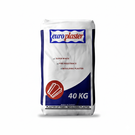 JIB Europlaster Plaster of Paris (P.O.P) Cement - 40 kg