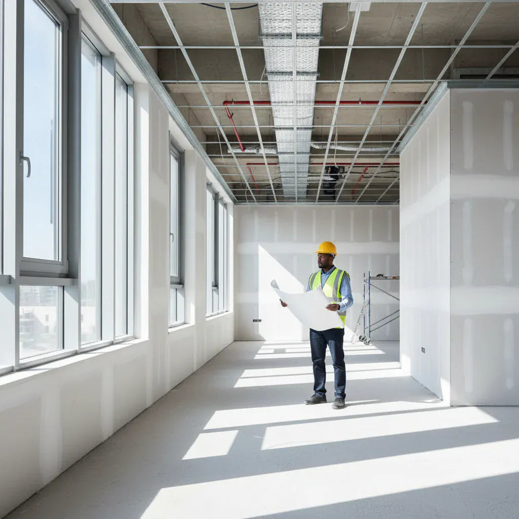 JIB Galvanized L-shaped Wall Angle for Plasterboard Ceiling – 30 × 30 × 3000 mm (0.5 mm)