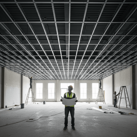 JIB Galvanized Main Channel for Plasterboard Ceiling - 38 × 11 × 3000 mm (0.5 mm)