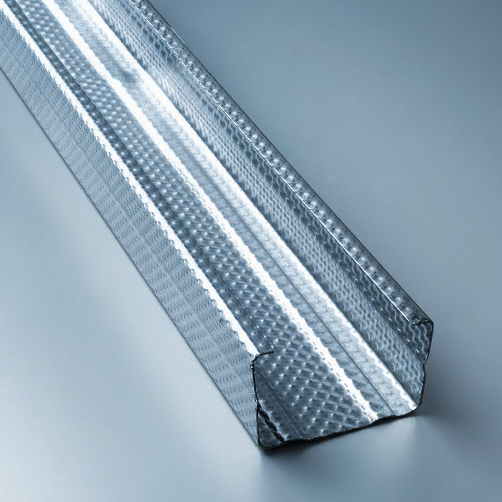 JIB Galvanized Partition Stud for Drywall Systems - 50 × 35 × 3000 mm (0.5 mm)