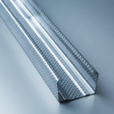JIB Galvanized Partition Stud for Drywall Systems - 50 × 35 × 3000 mm (0.5 mm)