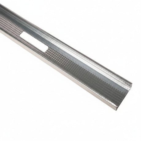 JIB Galvanized Partition Stud for Drywall Systems - 75 × 35 × 3000 mm (0.5 mm)