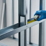 JIB Galvanized Partition Track for Drywall Systems - 50 × 28 × 3000 mm (0.5 mm)