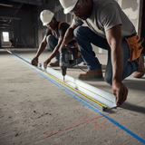 JIB Galvanized Partition Track for Drywall Systems - 50 × 28 × 3000 mm (0.5 mm)