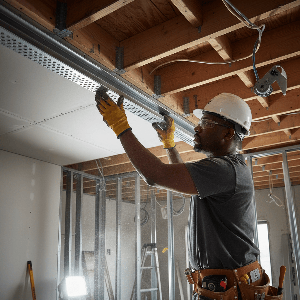 JIB Galvanized Z-Trim Profile for Drywall & Ceiling Systems - 3 m Length