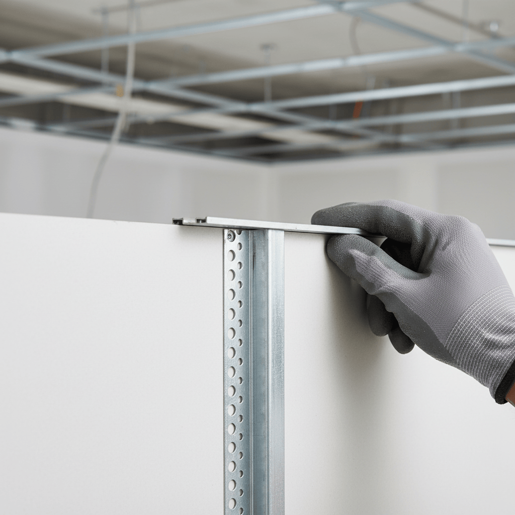 JIB Galvanized Z-Trim Profile for Drywall & Ceiling Systems - 3 m Length
