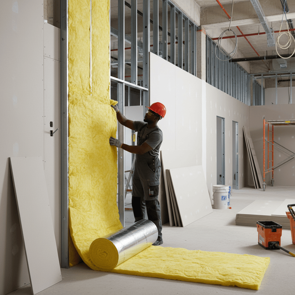 JIB IsoKing Glasswool Insulation Roll with Aluminum Foil – 100mm