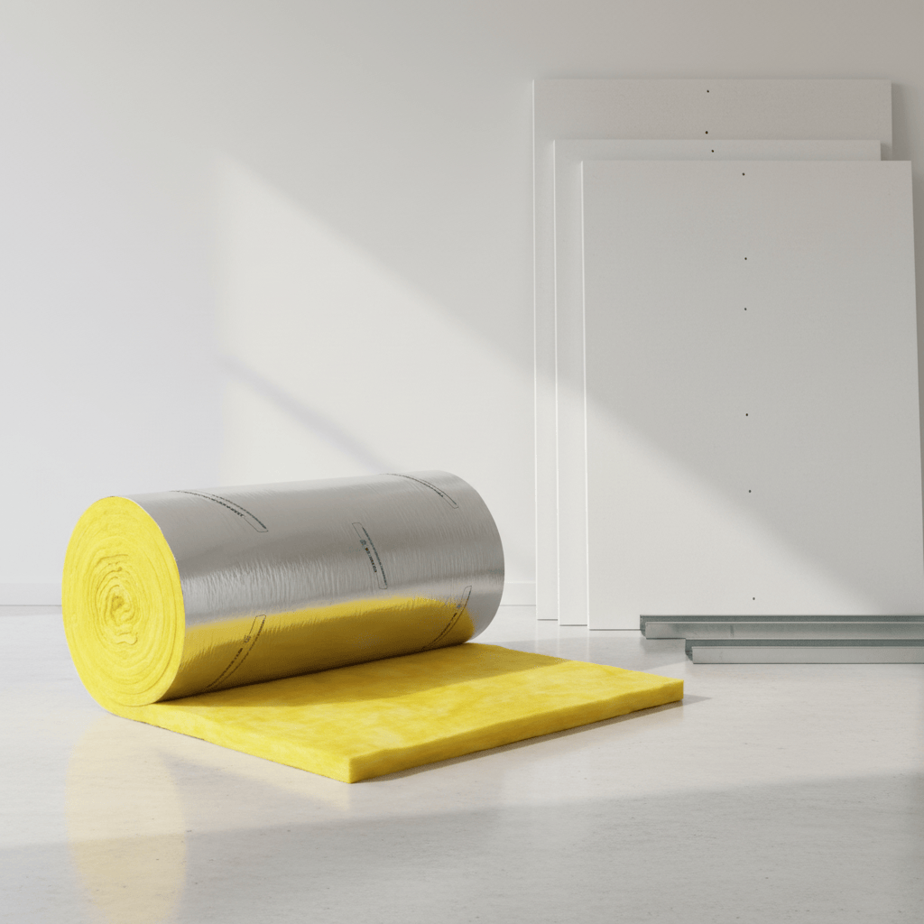 JIB IsoKing Glasswool Insulation Roll with Aluminum Foil – 100mm