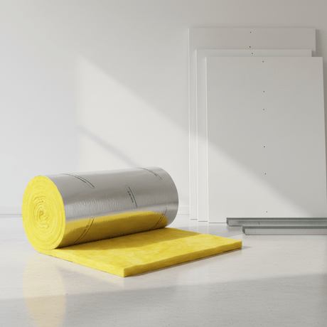 JIB IsoKing Glasswool Insulation Roll with Aluminum Foil – 100mm