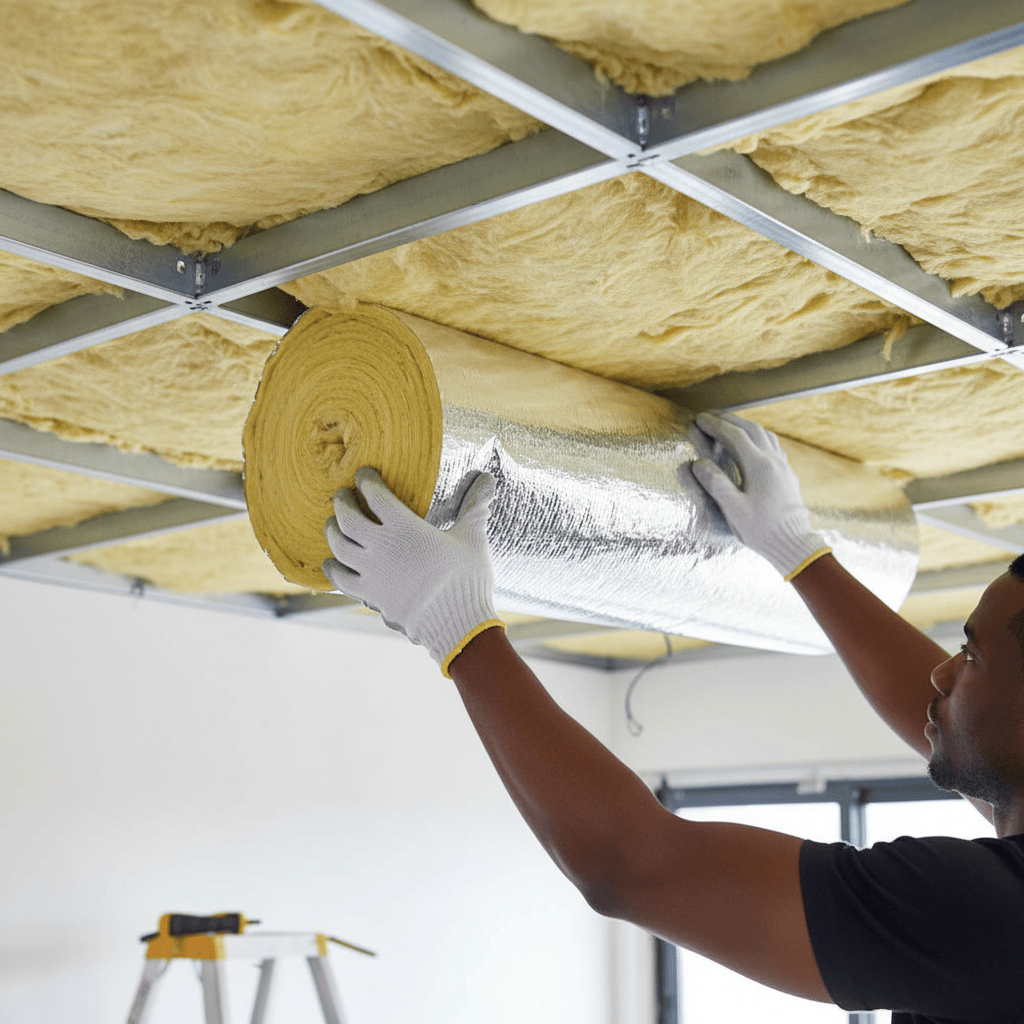 JIB IsoKing Glasswool Insulation Roll with Aluminum Foil - 50mm