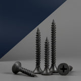 JIB JIB Black Drywall Screws 1,000 Pieces – 25 mm