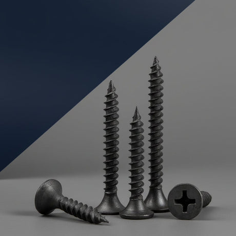 JIB JIB Black Drywall Screws 1,000 Pieces – 25 mm