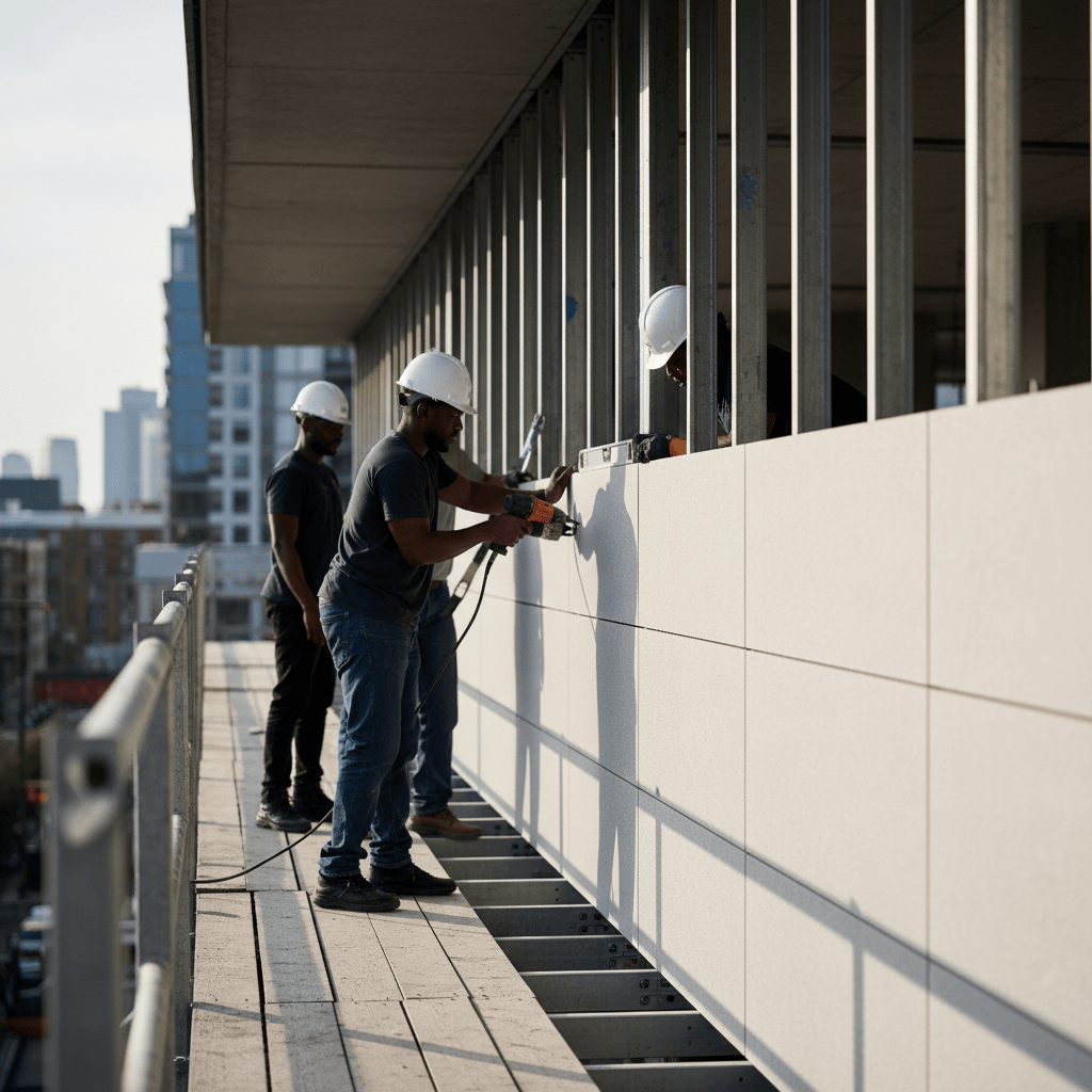 JIB JIB Exterior Cement Board 1200 × 2400 mm - 6 mm (Turkey Made)