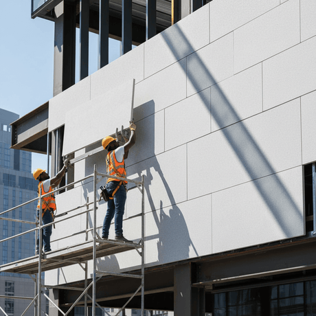 JIB JIB Exterior Cement Board 1200 × 2400 mm - 8 mm (Turkey Made)