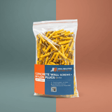 JIB JIB Nylon Wall Plug with Screws - 6 mm (100 Pieces)