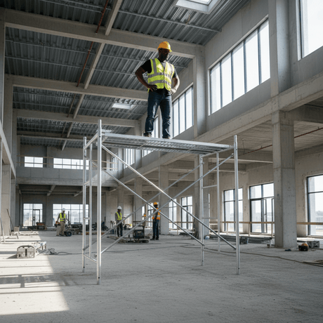 JIB JIB Professional Steel Scaffold Work Platform – 170 × 180 × 95 cm