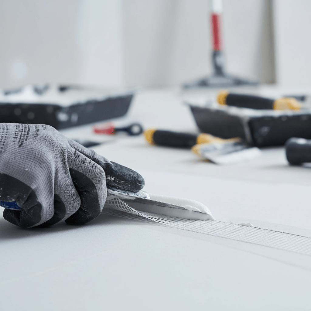 JIB JIB Self-Adhesive Fiberglass Mesh Tape for Drywall Joints - 50 mm × 90 m