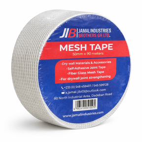 JIB JIB Self-Adhesive Fiberglass Mesh Tape for Drywall Joints - 50 mm × 90 m