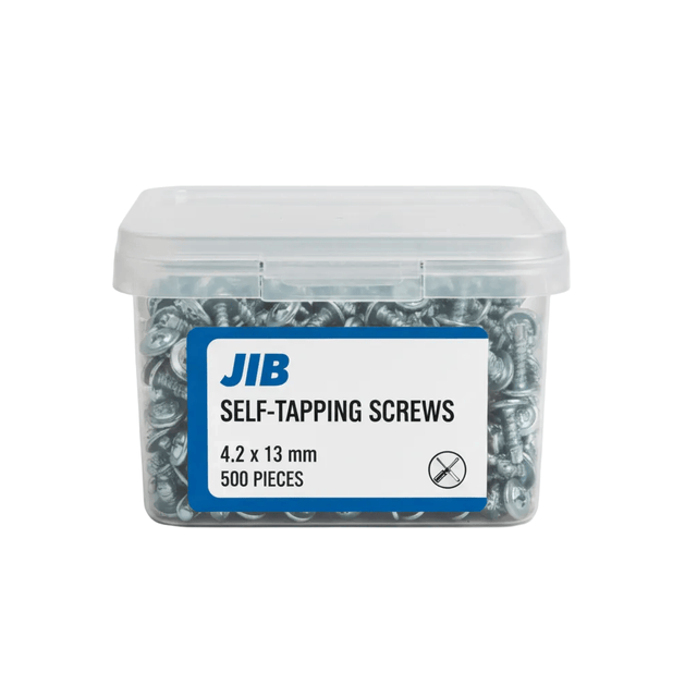 JIB JIB Self-Tapping Screws – 4.2 × 13 mm (500 Pieces)