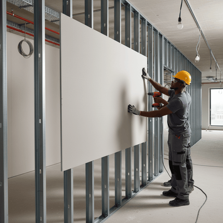 JIB JIB Standard Plasterboard 1200 × 2400 mm - 12.5 mm