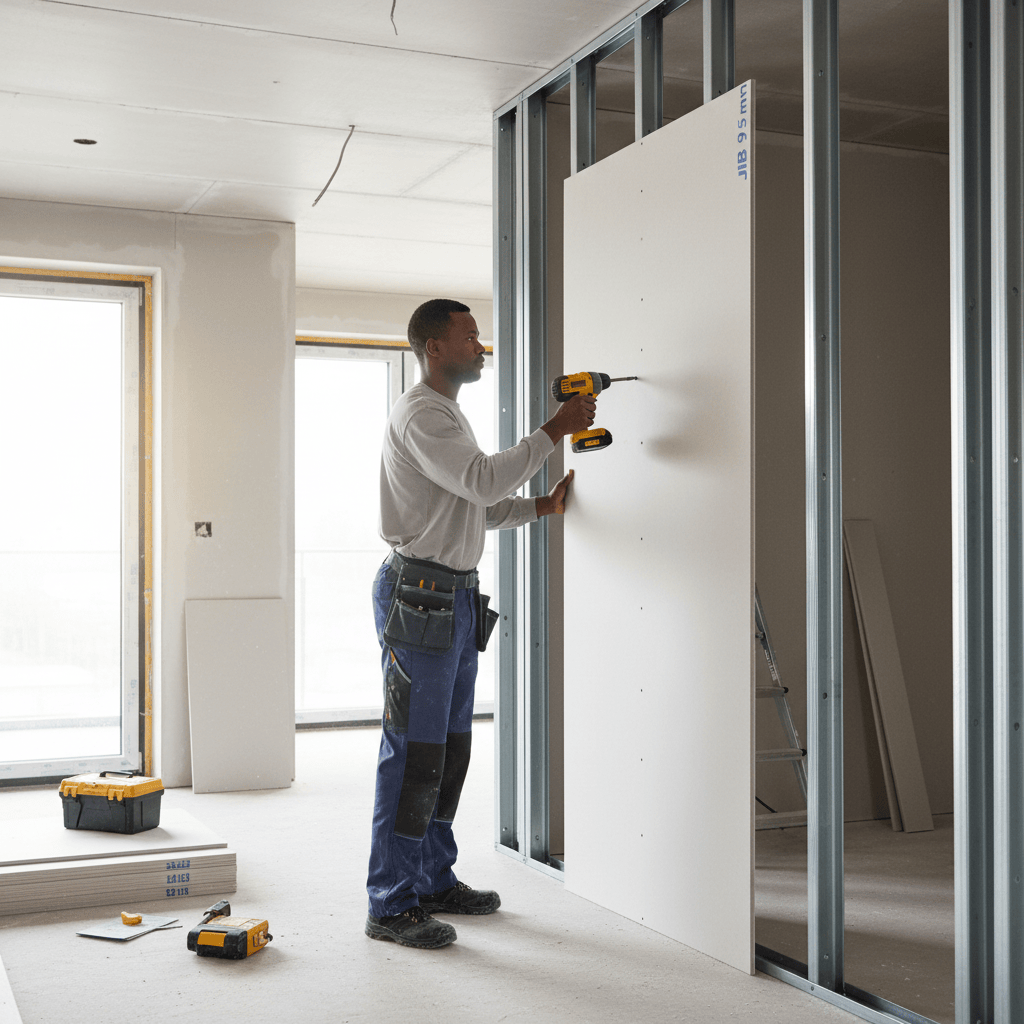 JIB JIB Standard Plasterboard 1200 × 2400 mm - 9.5 mm