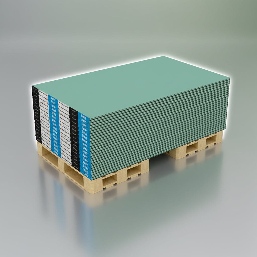 JIB Knauf Moisture-Resistant Plasterboard 1200 × 2400 mm - 12.5 mm