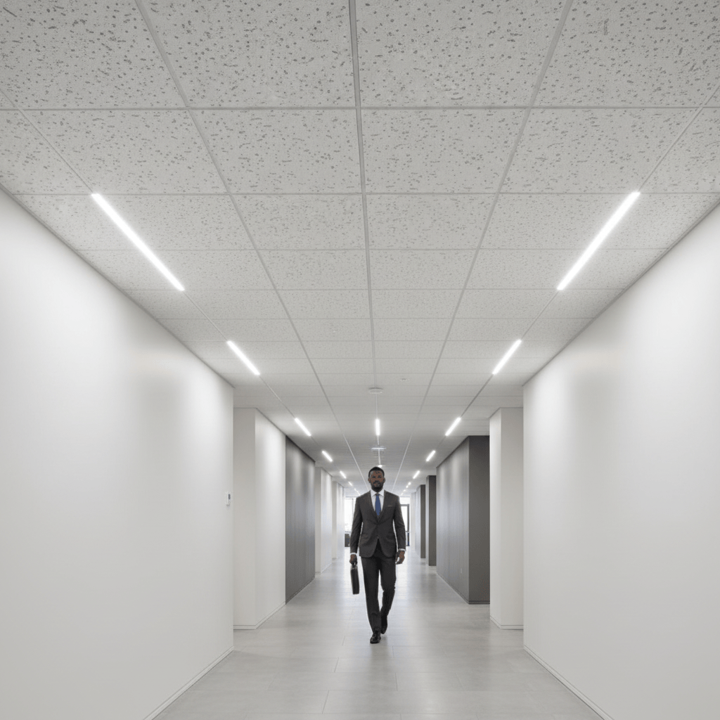 JIB Mineral Fibre Acoustic Ceiling Tile W03 – Worm Design (600 × 600 mm)