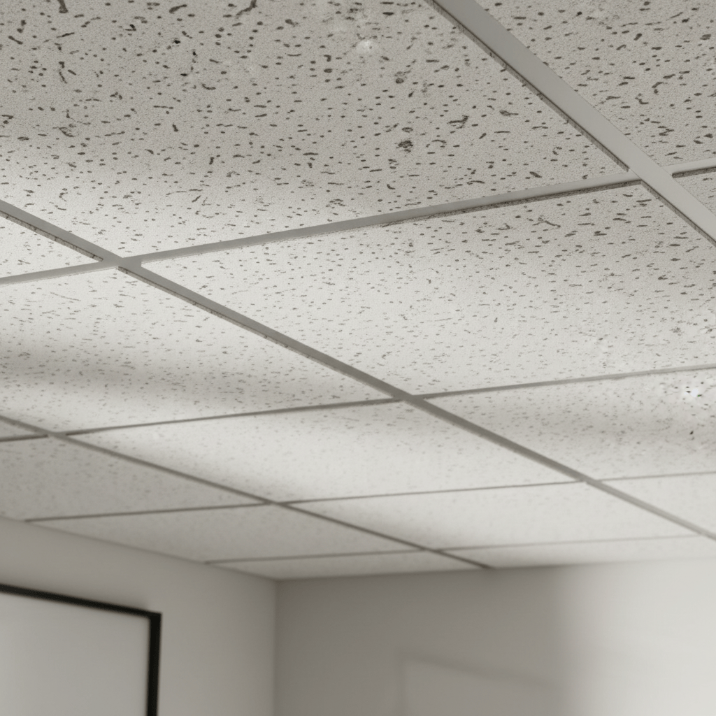 JIB Mineral Fibre Acoustic Ceiling Tile W03 – Worm Design (600 × 600 mm)