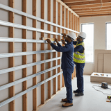 JIB Omega Furring Channel 3000 mm - 0.5 mm Galvanized Steel