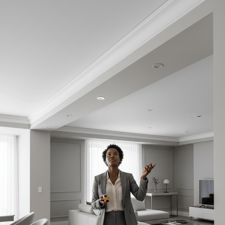 JIB POP Ceiling Cornice Mould 2.4 m - Interior Decorative Finish