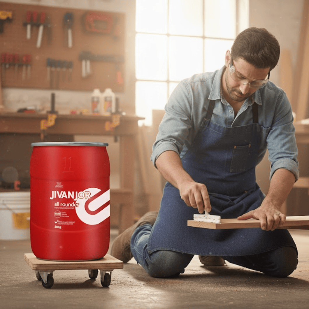 Jivanjor Adhesive & Glue Jivanjor Vamicol All Rounder Synthetic Multi Purpose Resin Drum Adhesive - 50kg
