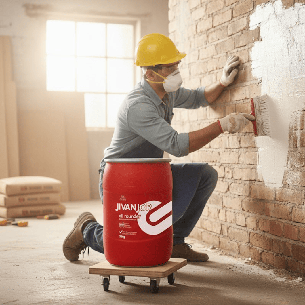 Jivanjor Adhesive & Glue Jivanjor Vamicol All Rounder Synthetic Multi Purpose Resin Drum Adhesive - 50kg