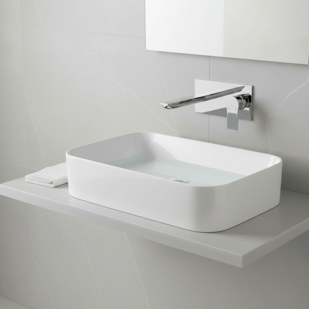 JQ Taps & Faucets Jaquar Aria Built-in Manual Valve Basin Mixer - ARI-CHR-39233NK