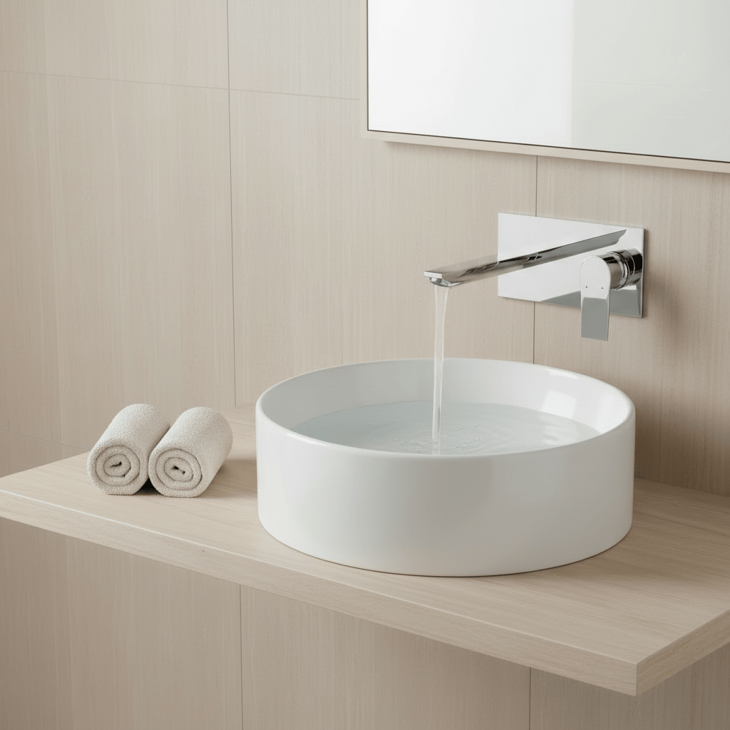 JQ Taps & Faucets Jaquar Aria Built-in Manual Valve Basin Mixer - ARI-CHR-39233NK