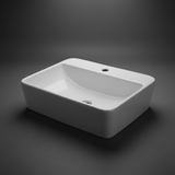 JQ Bathroom Sink Jaquar Aspire Rectangular Shaped TableTop Wash Basin - AIS-WHT-101901