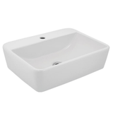 JQ Bathroom Sink Jaquar Aspire Rectangular Shaped TableTop Wash Basin - AIS-WHT-101901