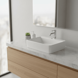 JQ Bathroom Sink Jaquar Aspire Rectangular Shaped TableTop Wash Basin - AIS-WHT-101901