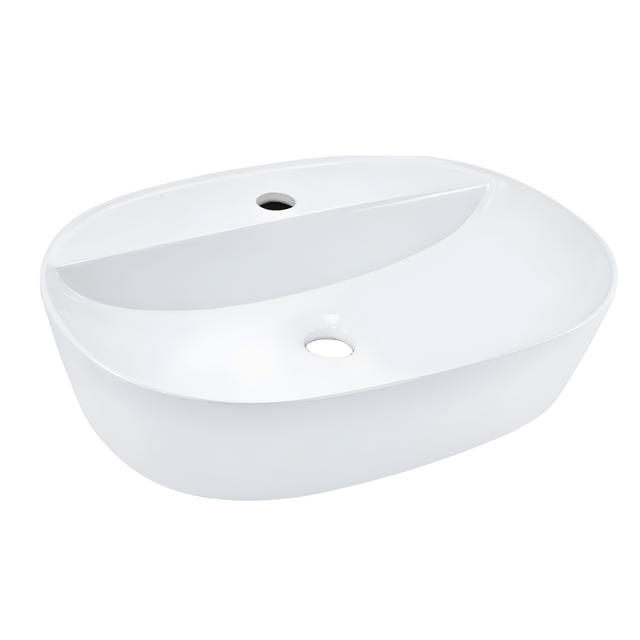 JQ Bathroom Sink Jaquar Designer Oval Countertop Basin - JDS-WHT-25937