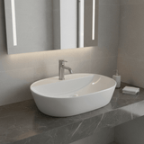 JQ Bathroom Sink Jaquar Designer Oval Countertop Basin - JDS-WHT-25937
