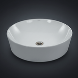 JQ Bathroom Sink Jaquar Opal Round Thin Rim Wash Basin - OPS-WHT-15901N