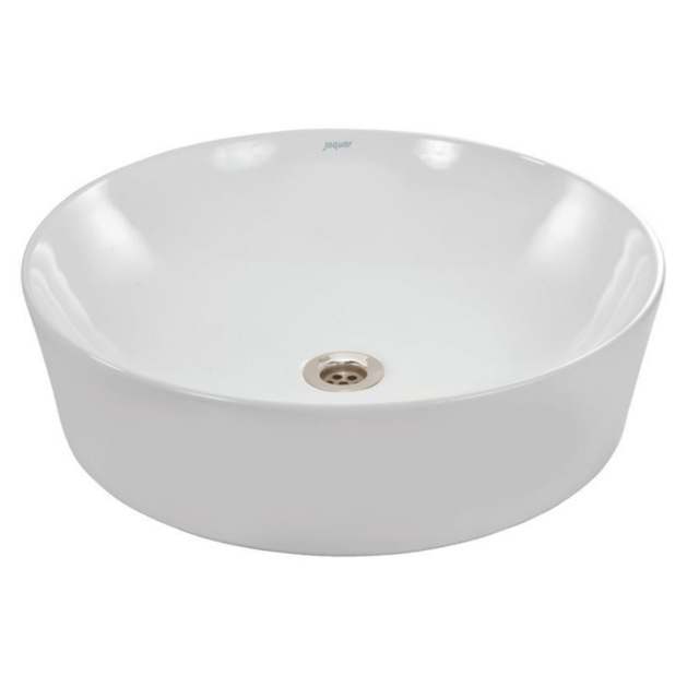JQ Bathroom Sink Jaquar Opal Round Thin Rim Wash Basin - OPS-WHT-15901N