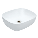 JQ Bathroom Sink Jaquar Rectangular Thin Rim Table Top Basin - JDS-WHT-25909