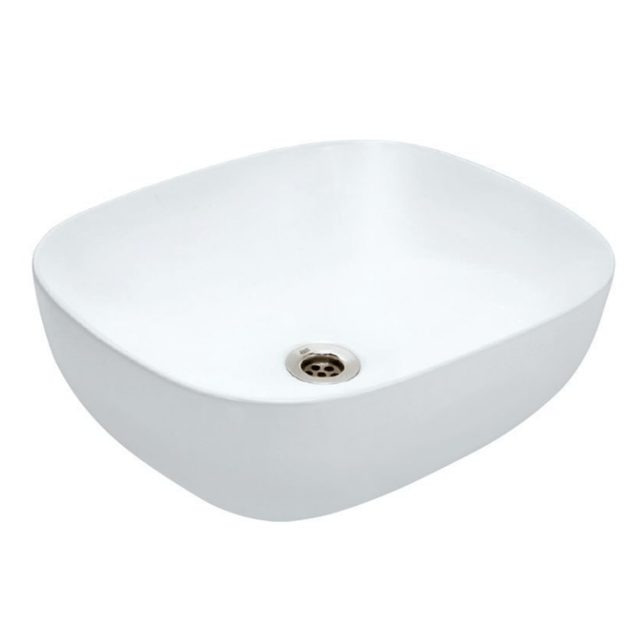 JQ Bathroom Sink Jaquar Rectangular Thin Rim Table Top Basin - JDS-WHT-25909