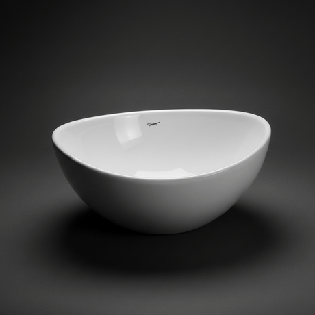 JQ Bathroom Sink Jaquar Table Top Oval White Continental Wash Basin - CNS-WHT-903